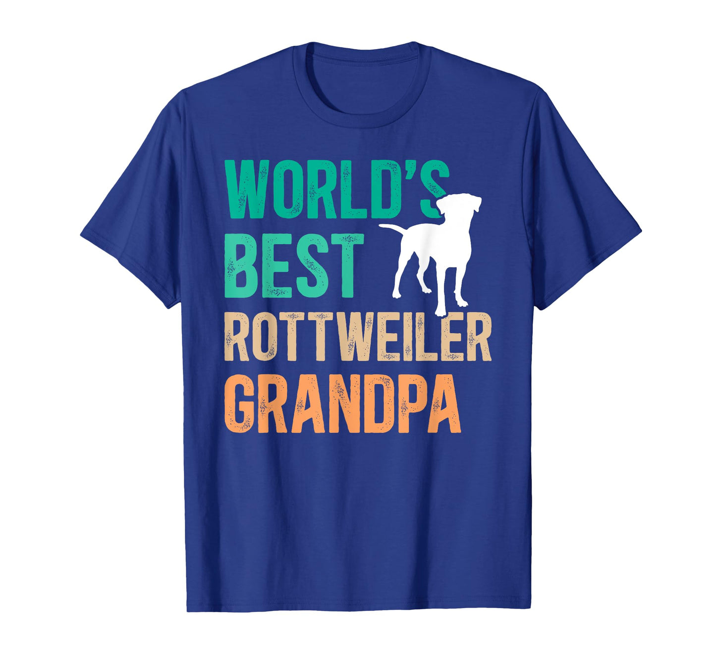 World's Best Rottweiler Grandpa Rottie Grandfather T-Shirt