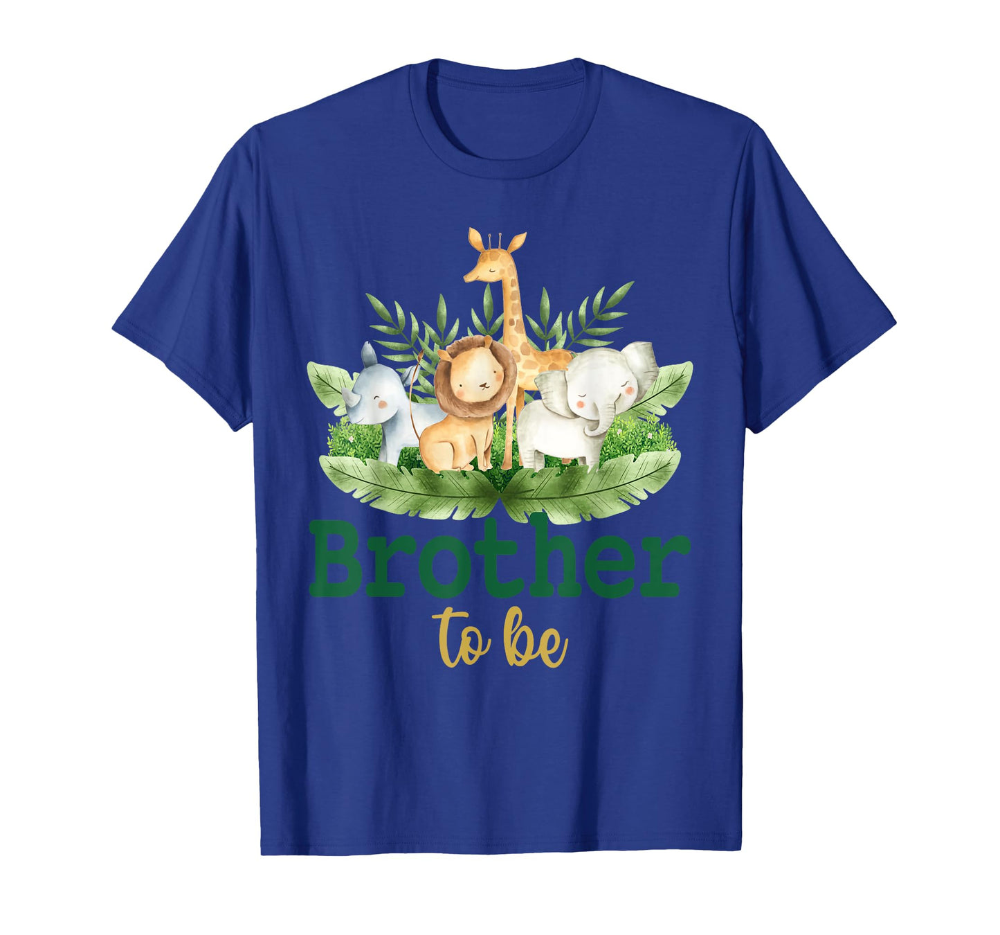 Soon To Be Brother Jungle Animals Safari Baby Reveal T-Shirt