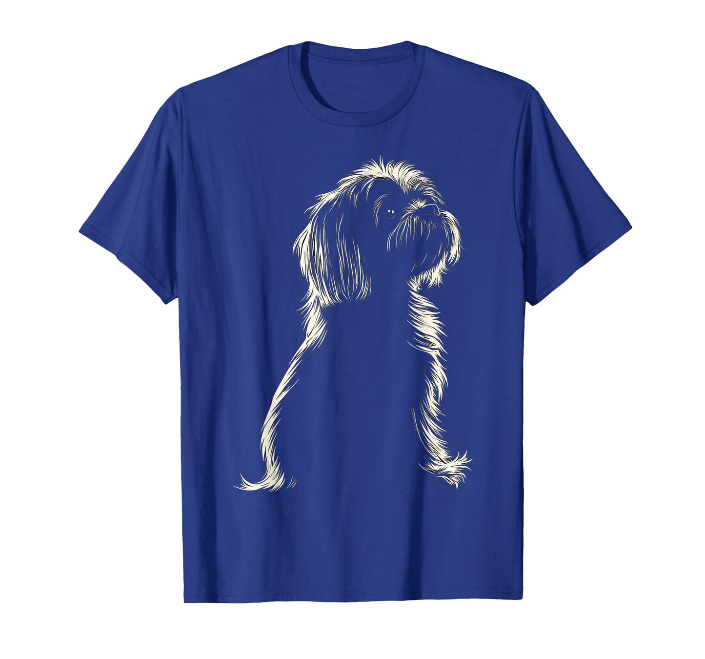 Lhasa Apso Dog Motif Pet Artwork Lhasa Apso Men Women Kids T-Shirt