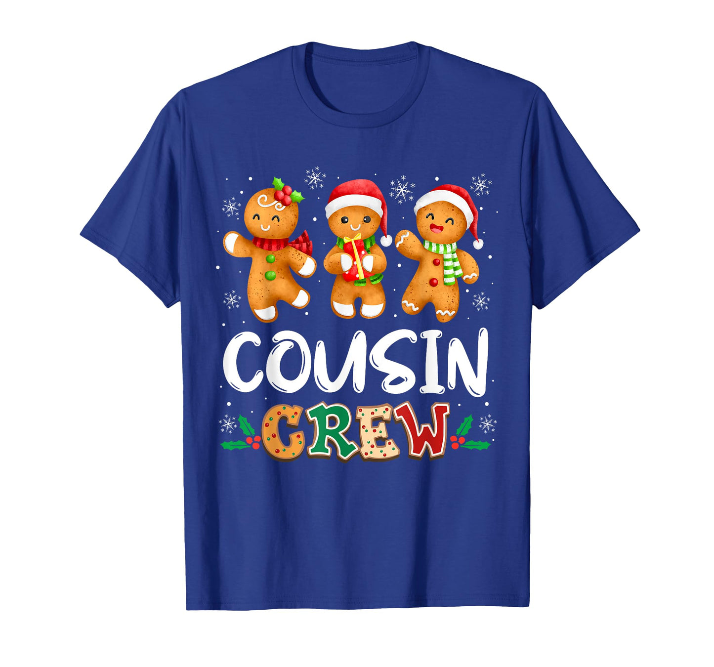 Cousin Crew Christmas Pajama Shirt Gingerbread Man T-Shirt