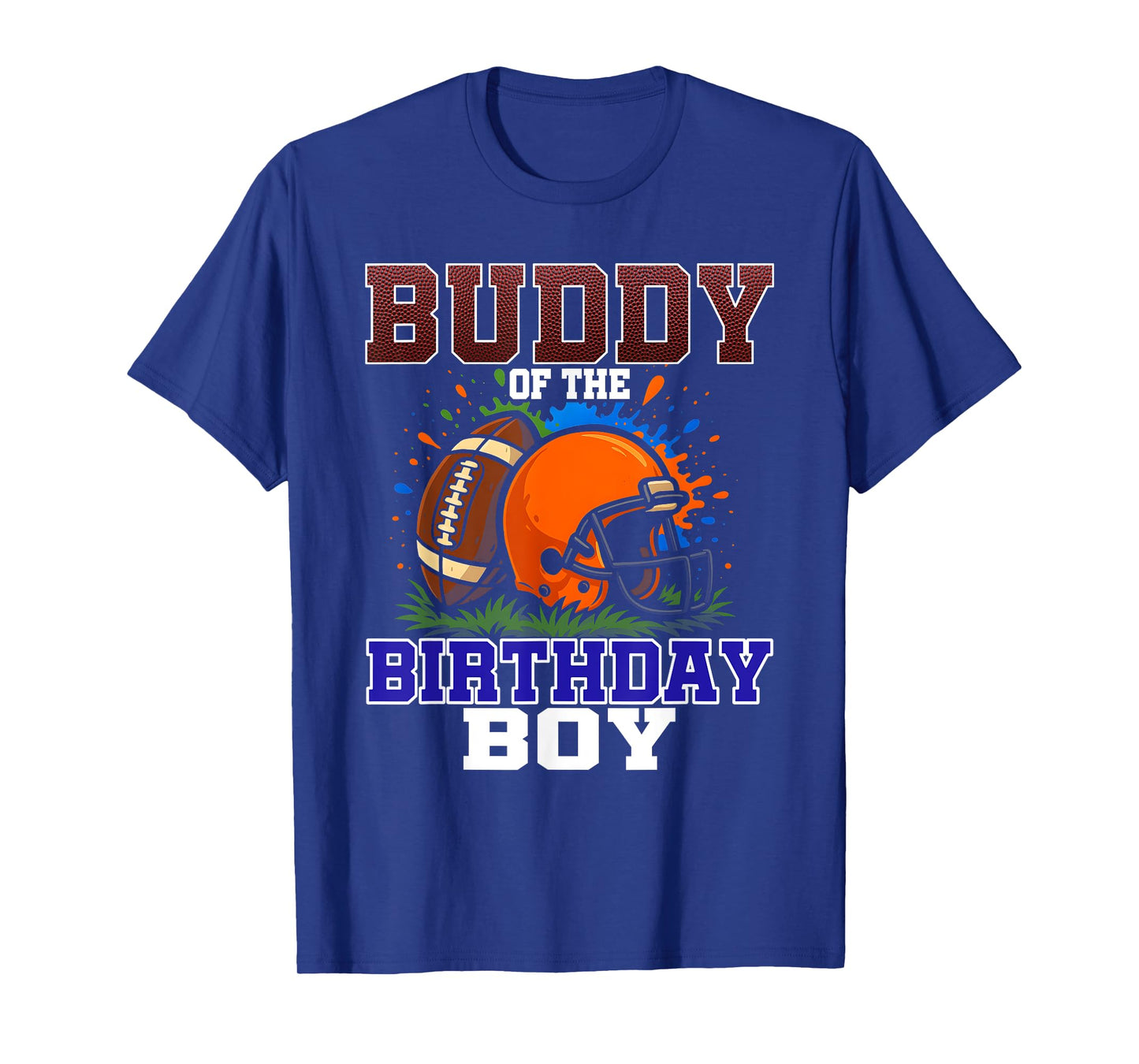 Buddy of The Birthday Boy Football Party Family Matching T-Shirt