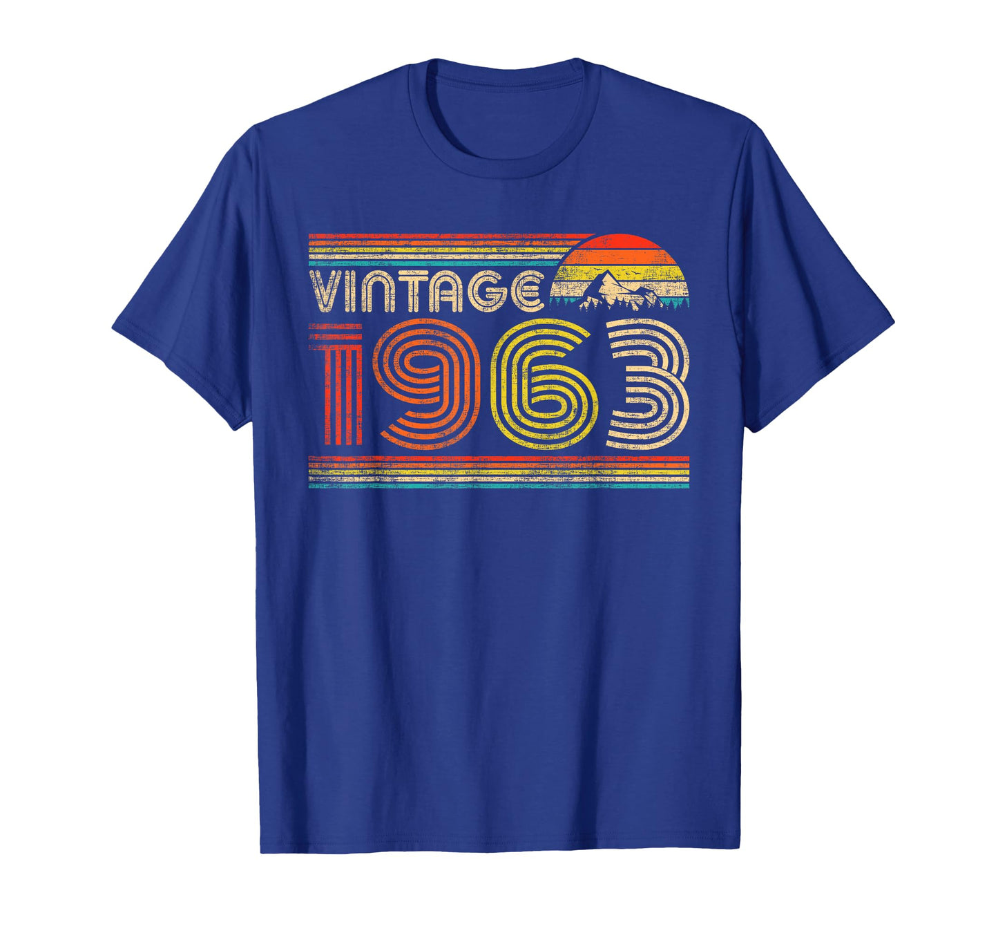 Vintage 1963 Classic 1963 Vintage Year Men Women Birthday T-Shirt