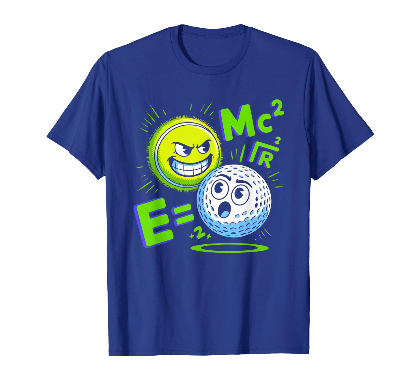 Tennis Ball and Golf Ball Duo Math T-Shirt