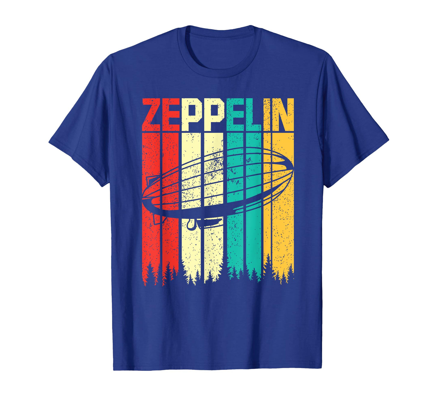 Vintage Zeppelin Funny Sunset Airship Pilot Dirigible Lovers T-Shirt