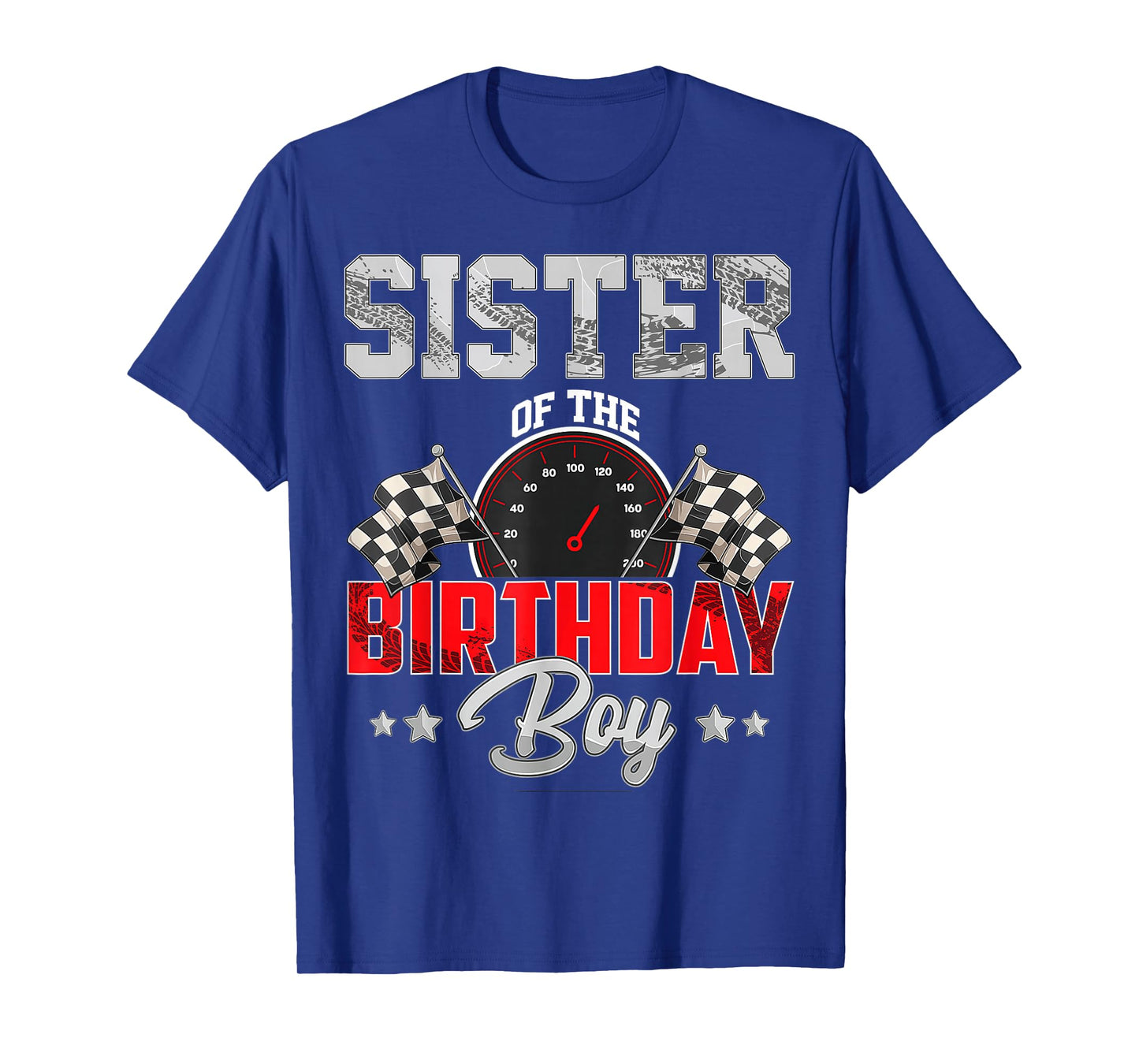 Sister Of The Birthday Boy Race Car Racing Car Driver T-Shirt