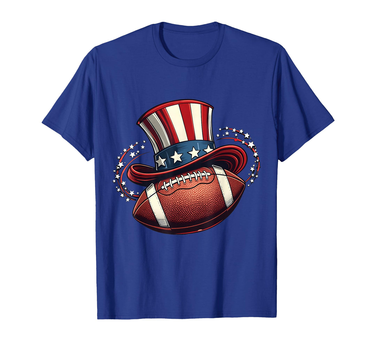 4th of July Football Patriotic Player Men Boys Youth Kids T-Shirt