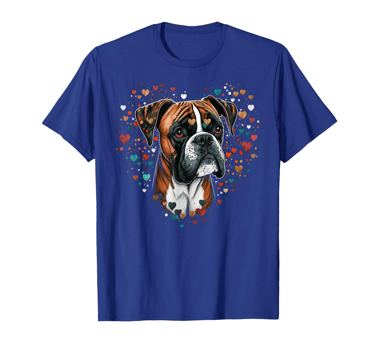 Cute Boxer Dog on Boxer Dog Lover Men Women Kids T-Shirt