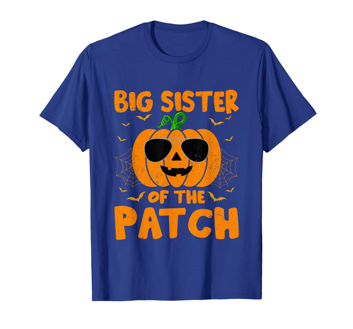 Pumpkin Big Sister Of The Patch Group Costume Halloween T-Shirt