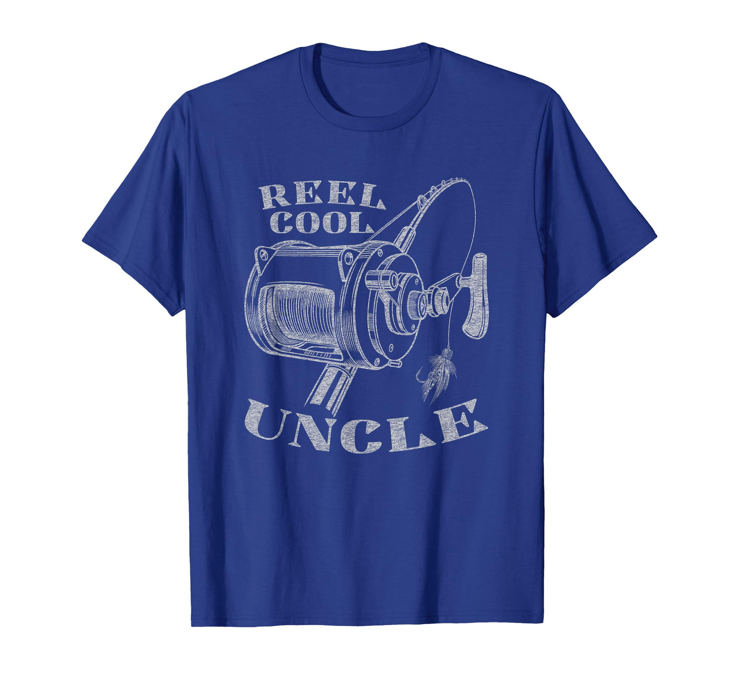 Best Uncle Funny Reel Cool Uncle Fishing Graphic T-Shirt