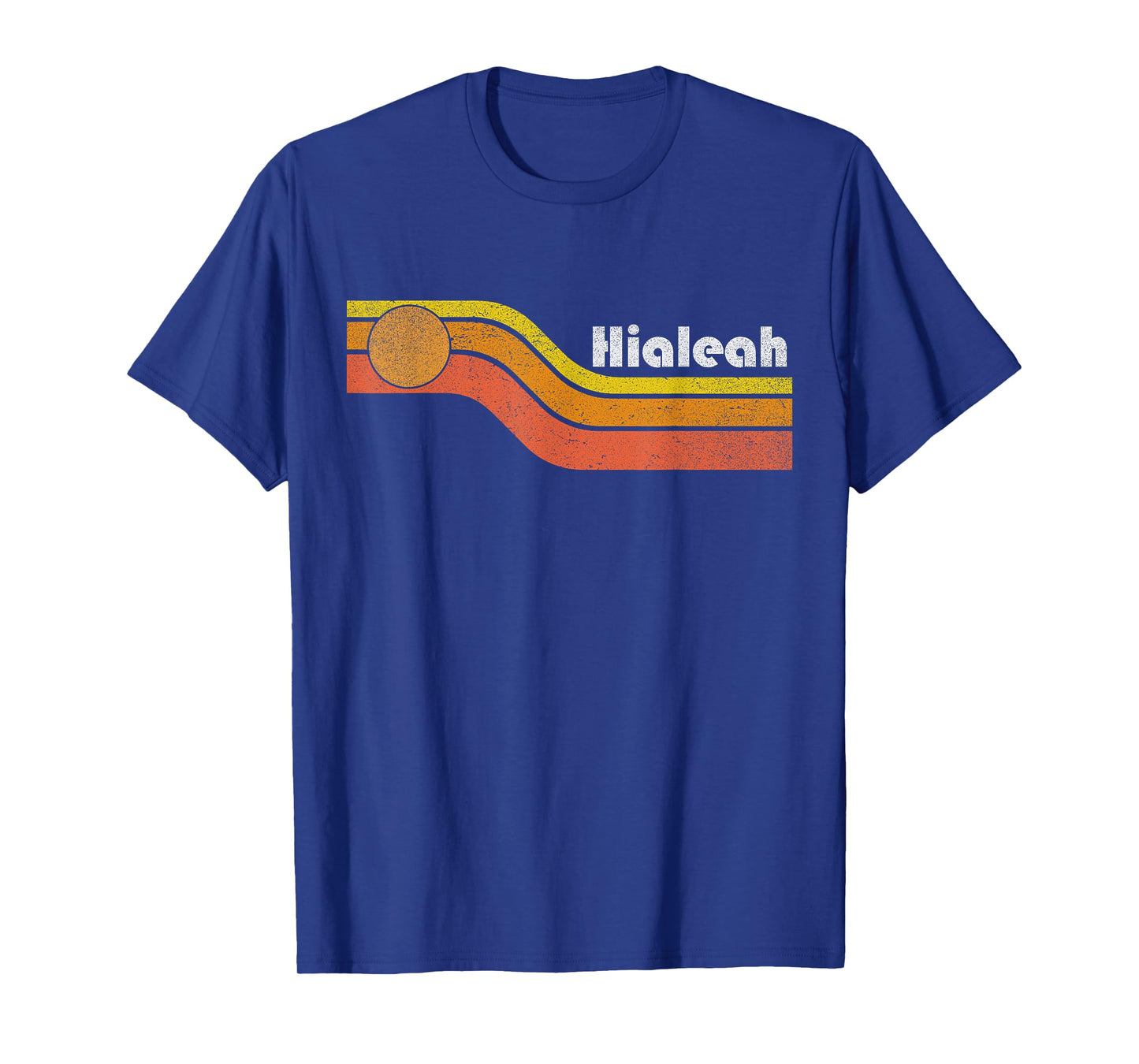Hialeah - Vintage Men Women 70s 80s Graphic Cool Retro T-Shirt
