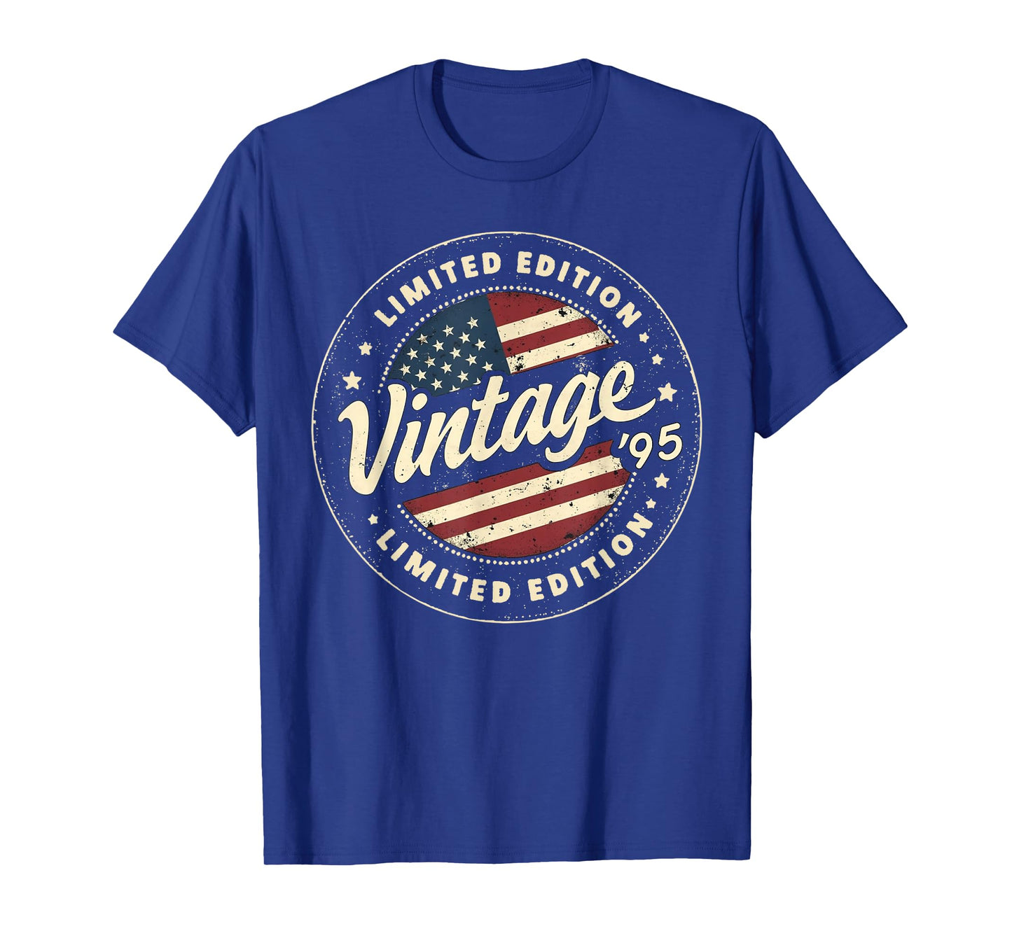 Vintage 30th birthday men Born 1995 30 years old Bday mens T-Shirt