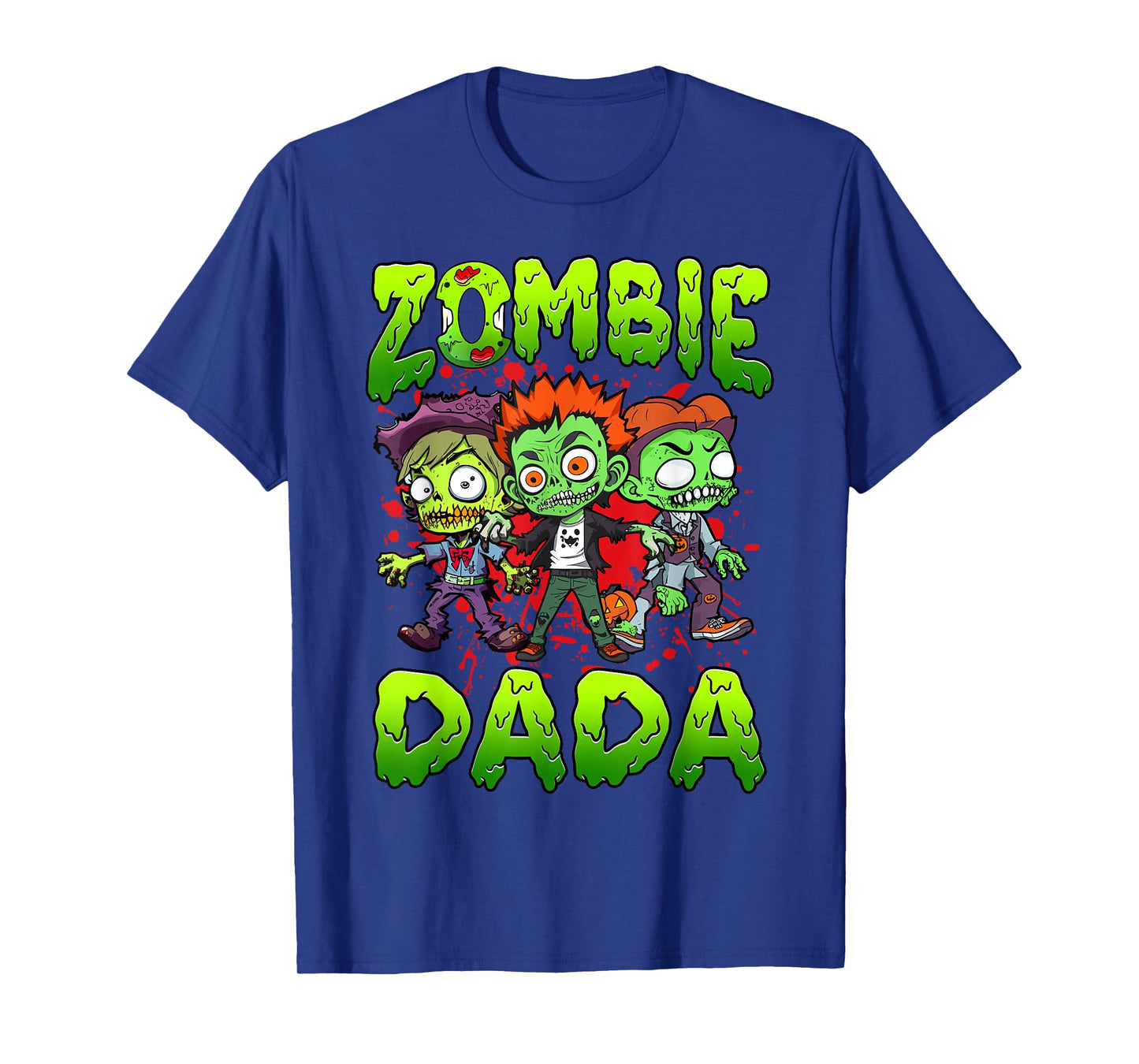Zombie Dada Halloween Costume Family Matching T-Shirt