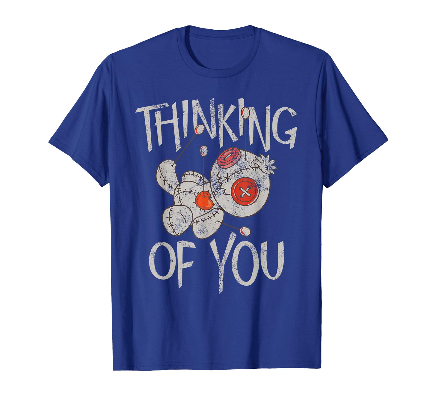 Funny Halloween Thinking of You Funny Voodoo Doll Graphic T-Shirt