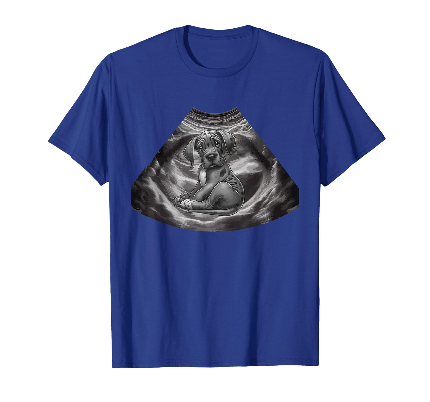Ultrasound Scan Costume Great Dane Inside Funny Owner Lover T-Shirt