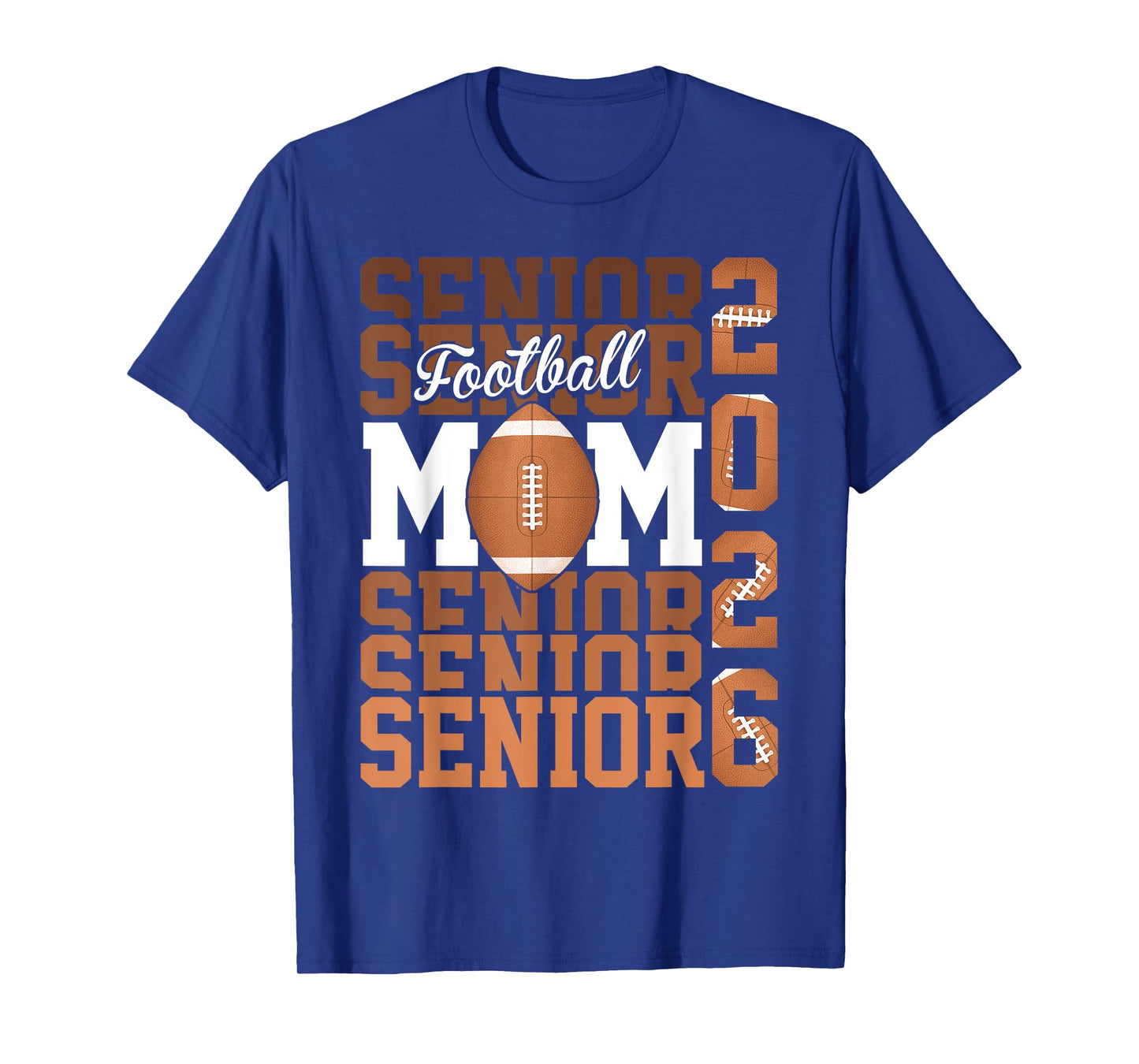 2026 football senior Mom graduation Matching family T-Shirt