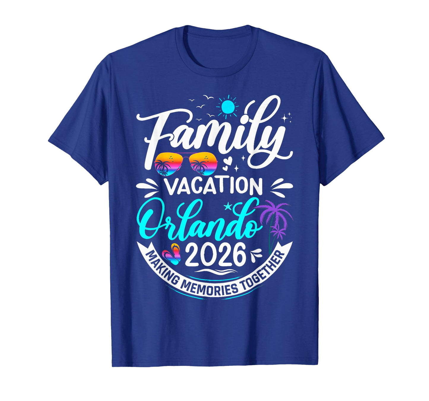 Family Vacation Orlando 2026 Beach Summer Vacation 2026 T-Shirt
