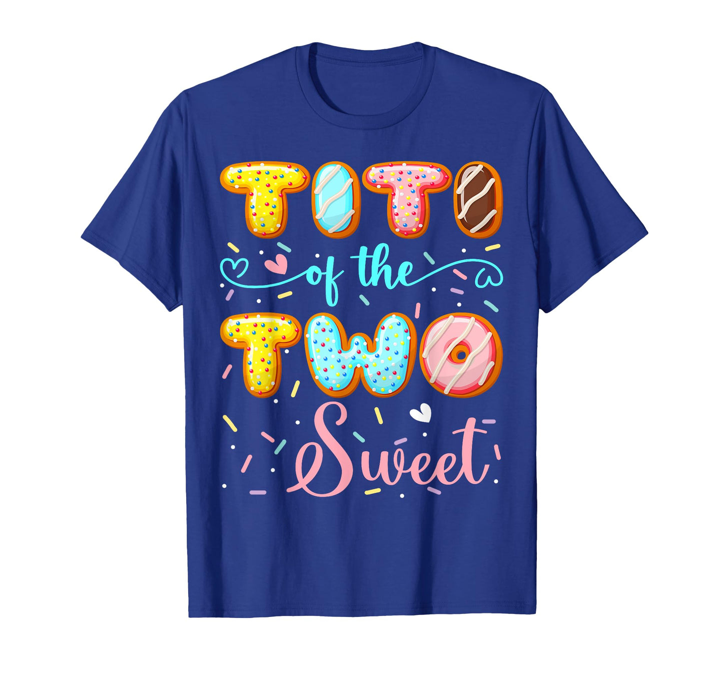 Titi Of The Two Sweet 2Nd Birthday Girl Donut Party T-Shirt
