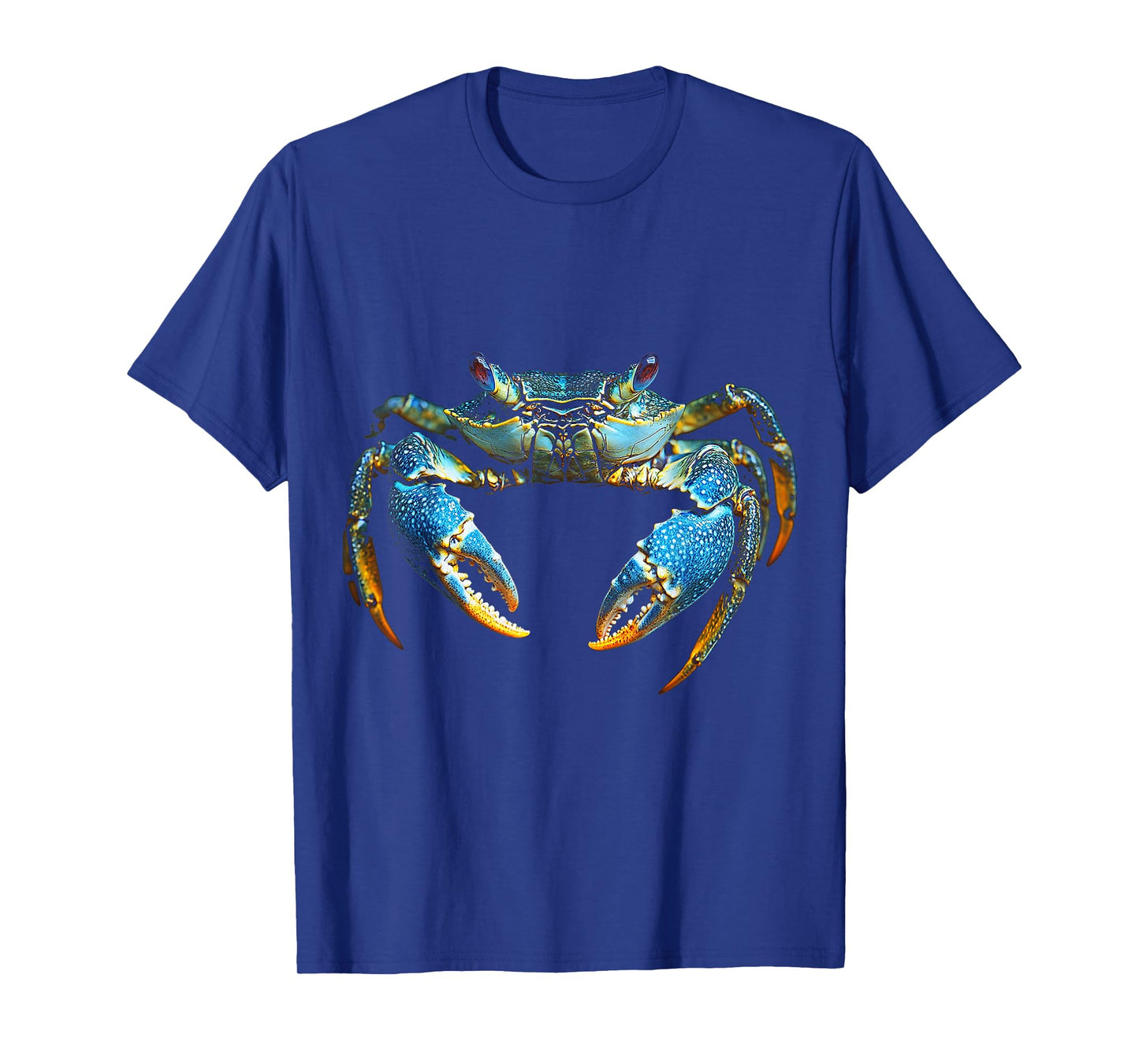 Crab Animal Motif Blue Eyes Illustration Crab T-Shirt