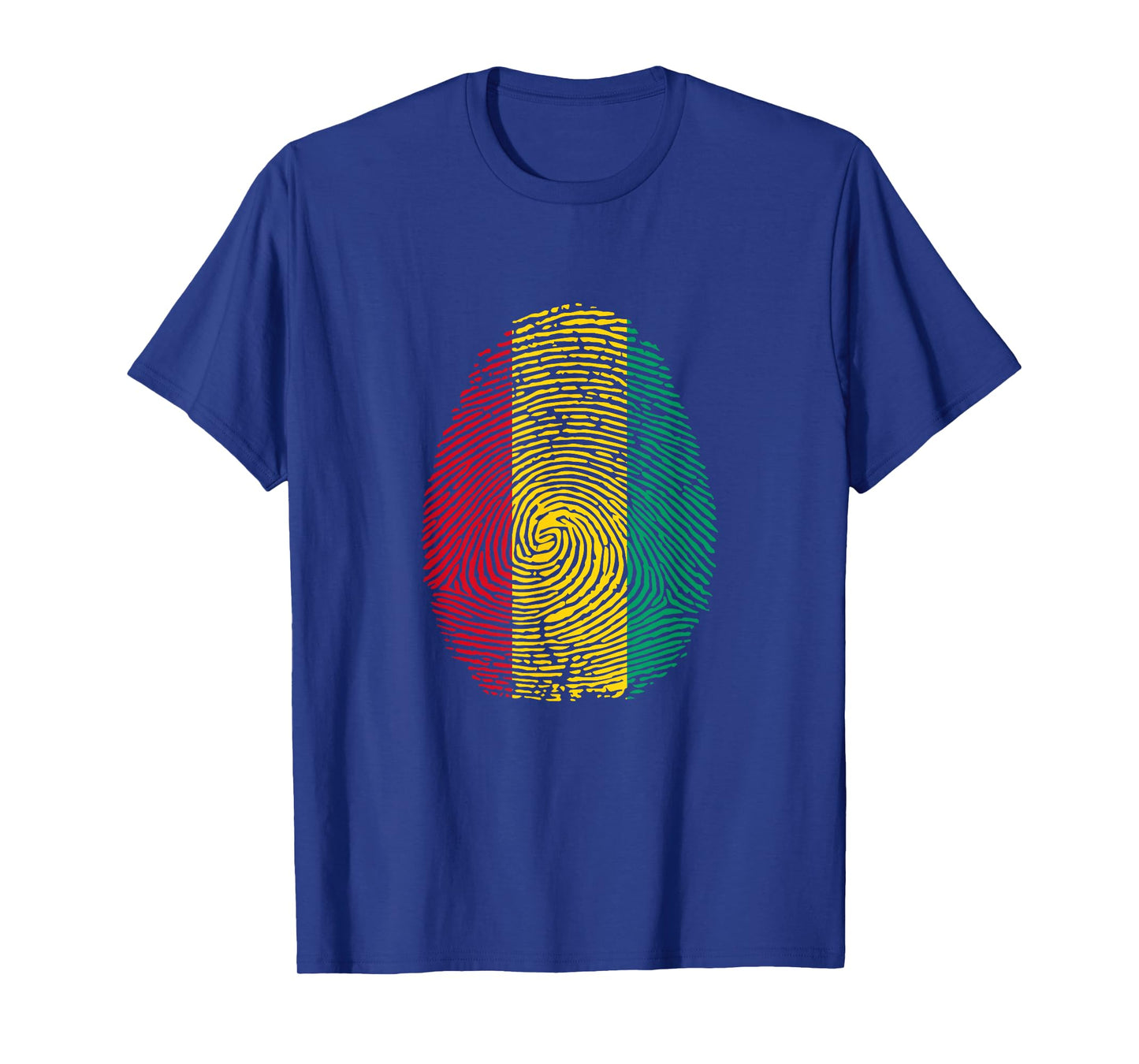 Funny it's in my DNA Guinea flag Fingerprint T-Shirt