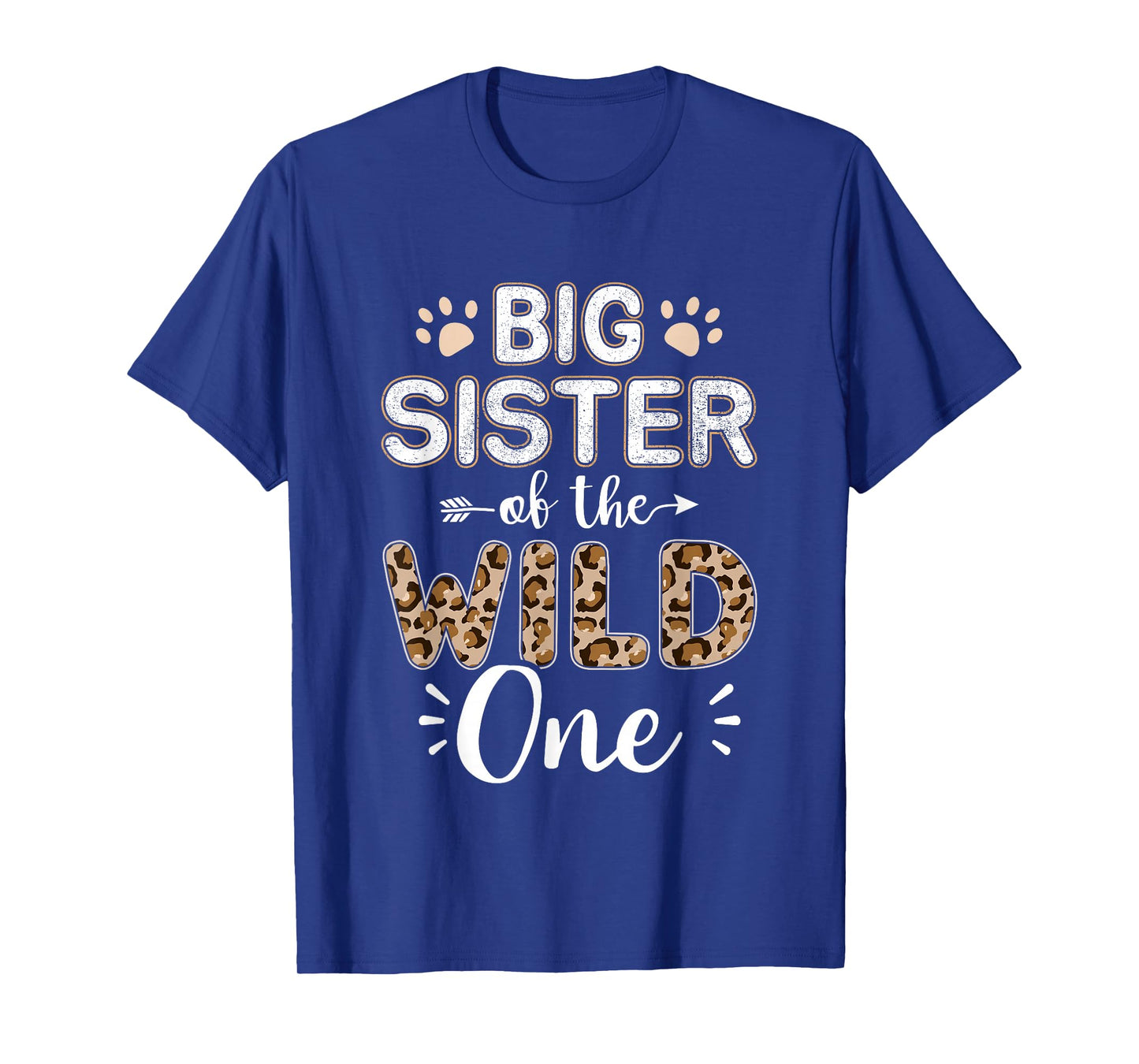 Big sister of wild one birthday girl matching family party T-Shirt