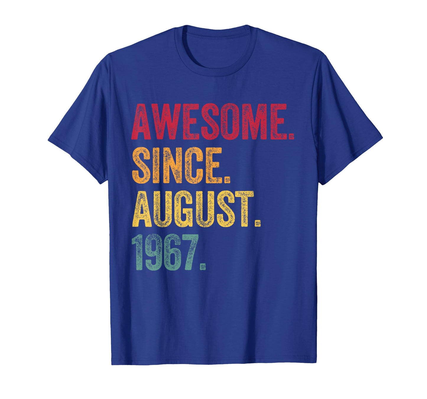 Awesome Since August 1967 Retro - 59th Birthday 59 Years Old T-Shirt