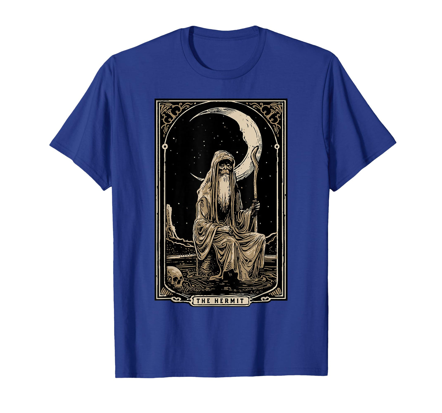 Hermit Tarot Card Shirt Gothic Tarot Fortune Teller Occult T-Shirt