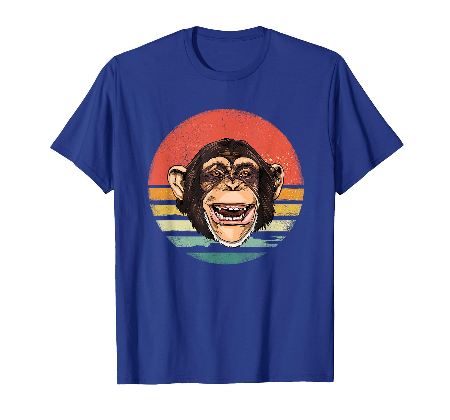 Chimpanzee Monkey Shirt Retro Chimp Wild Zoo Animal Lover T-Shirt