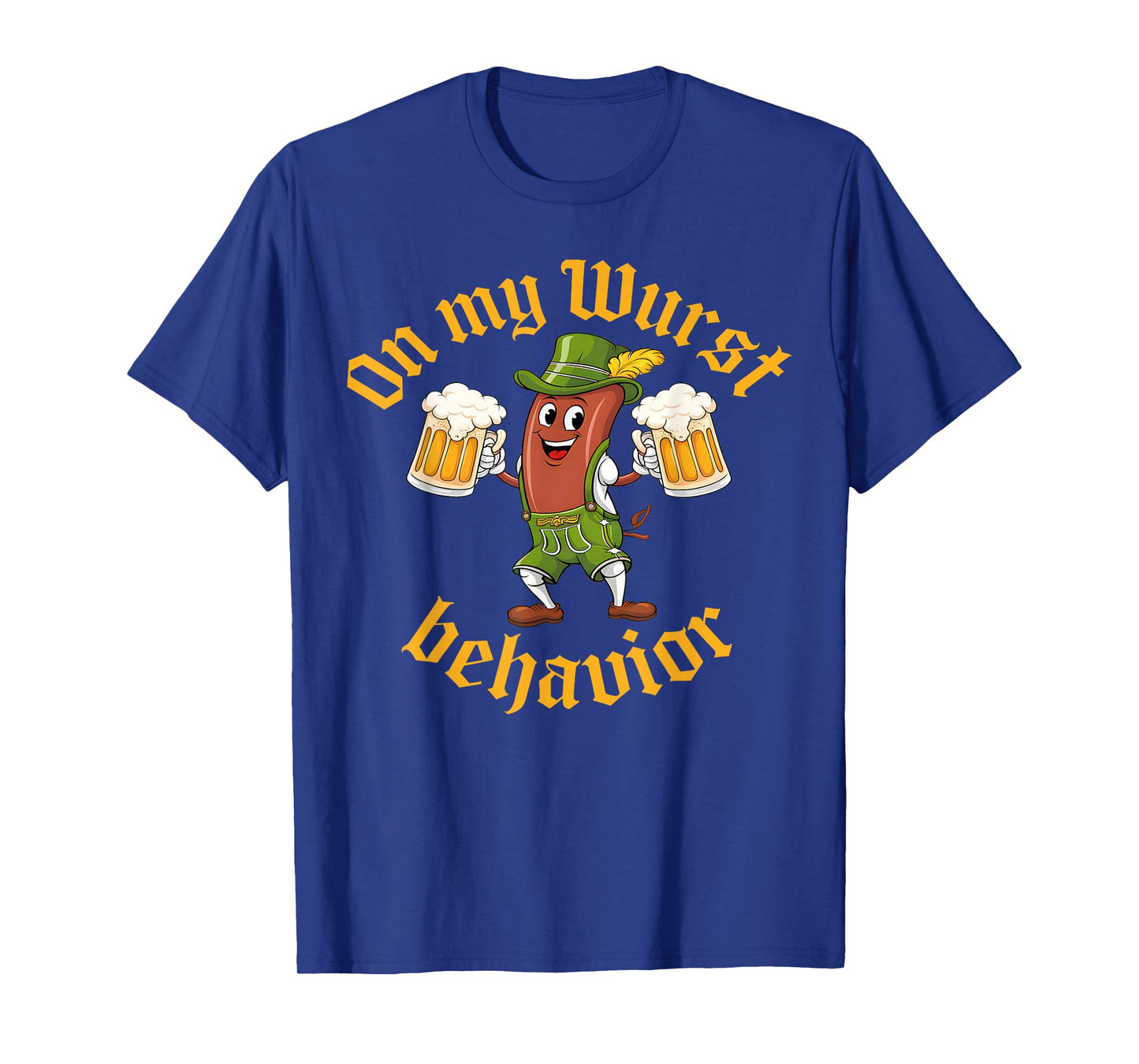 Oktoberfest Sausage Costume Funny German Beer Lover Outfit T-Shirt