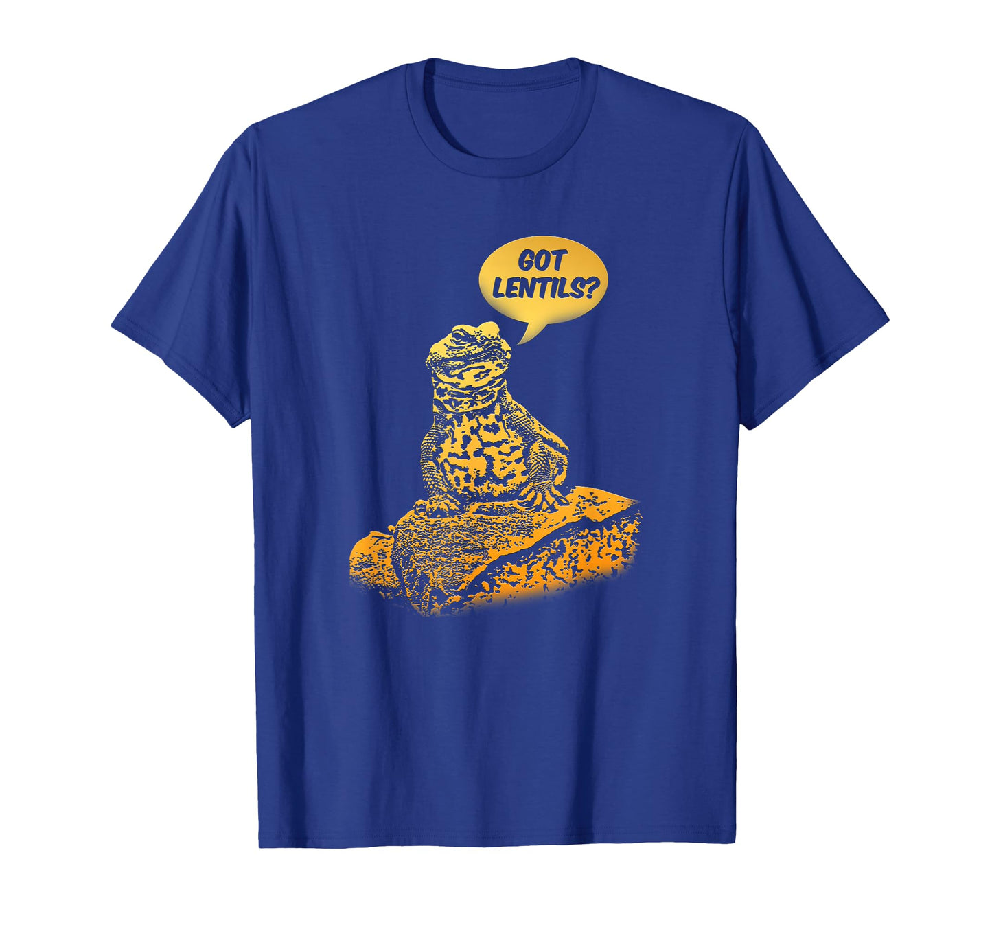 Thorn Tailed Reptile & Uromastyx Lizard Gift Got Lentils Funny Uromastyx Dabb Lizard Cute Agama Unisex-Adults Black T-Shirt Small
