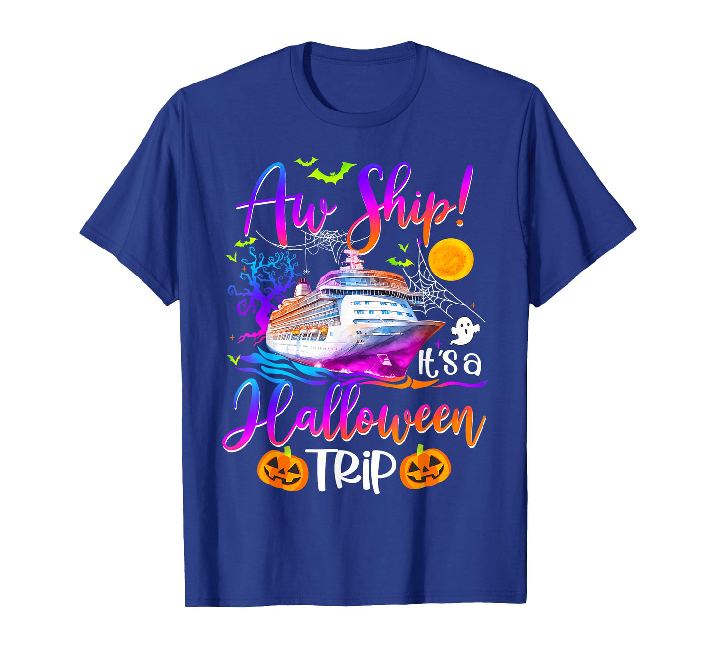 Family Halloween Cruise 2024 Pumpkin Boo Trip Matching T-Shirt