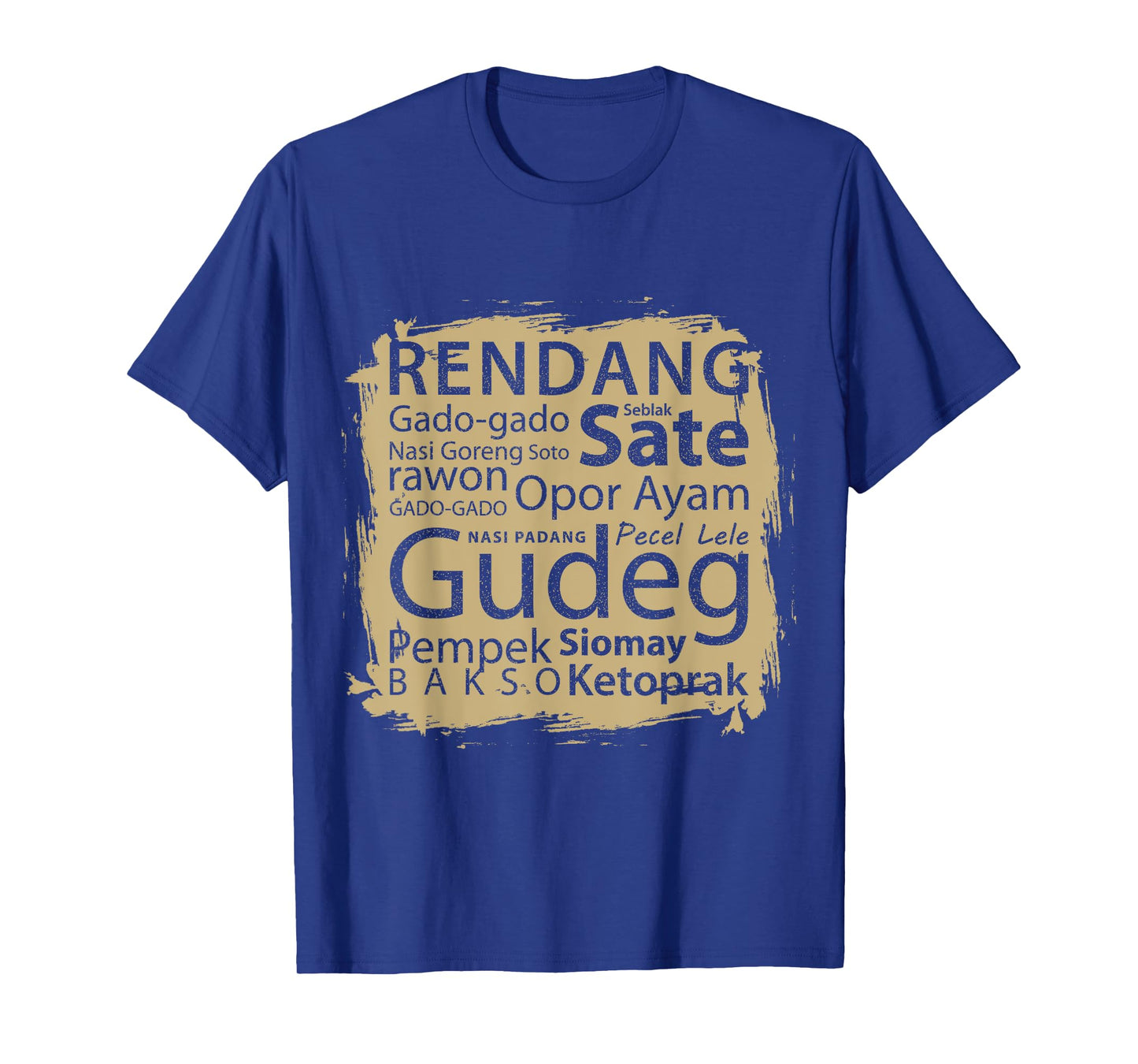 Vintage Retro Apparel Of Indonesia Food Top Favorit Indonesia Food T-Shirt T-Shirt