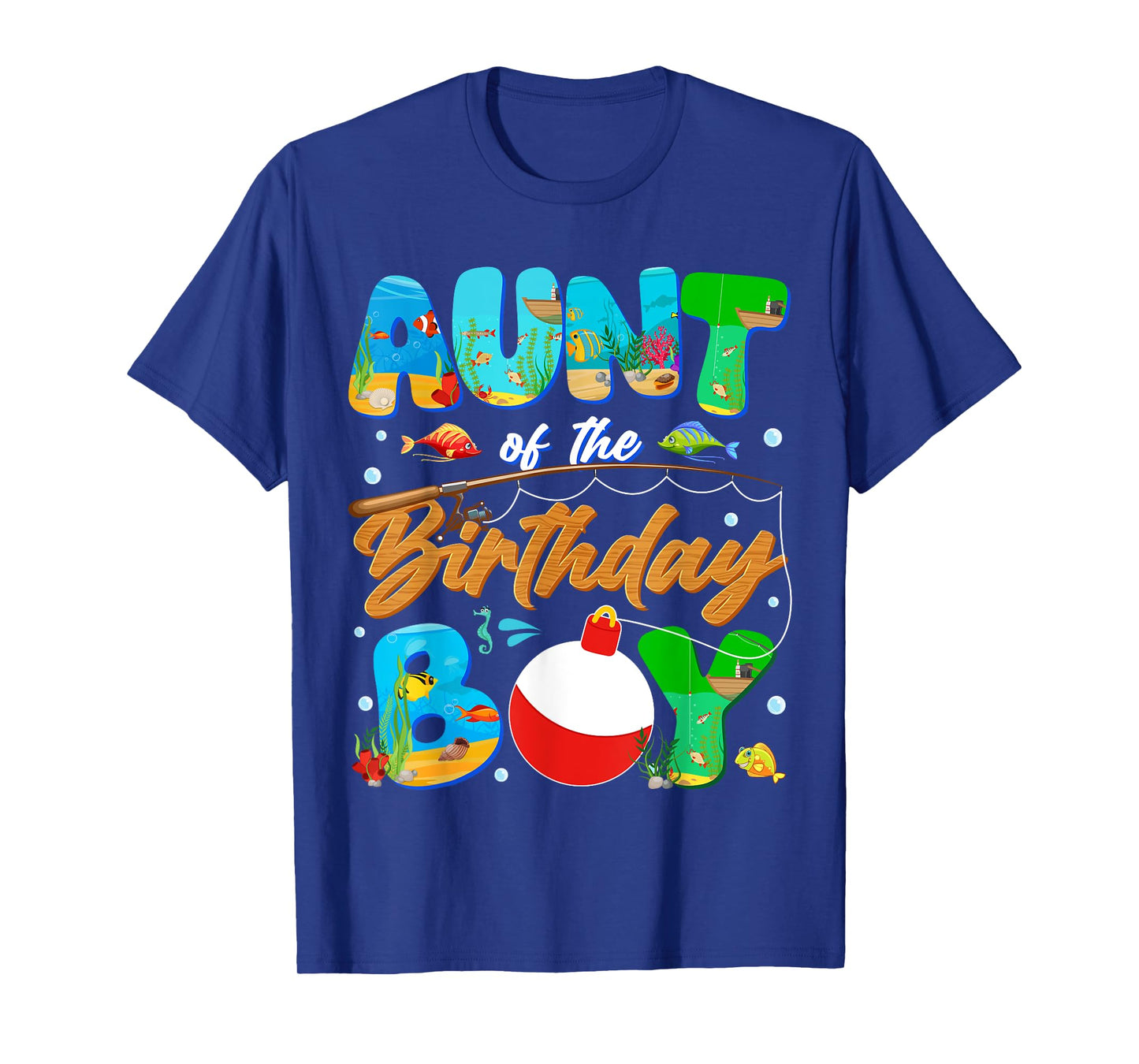 Aunt Of The Birthday Boy Ofishally One Family Matching Party T-Shirt