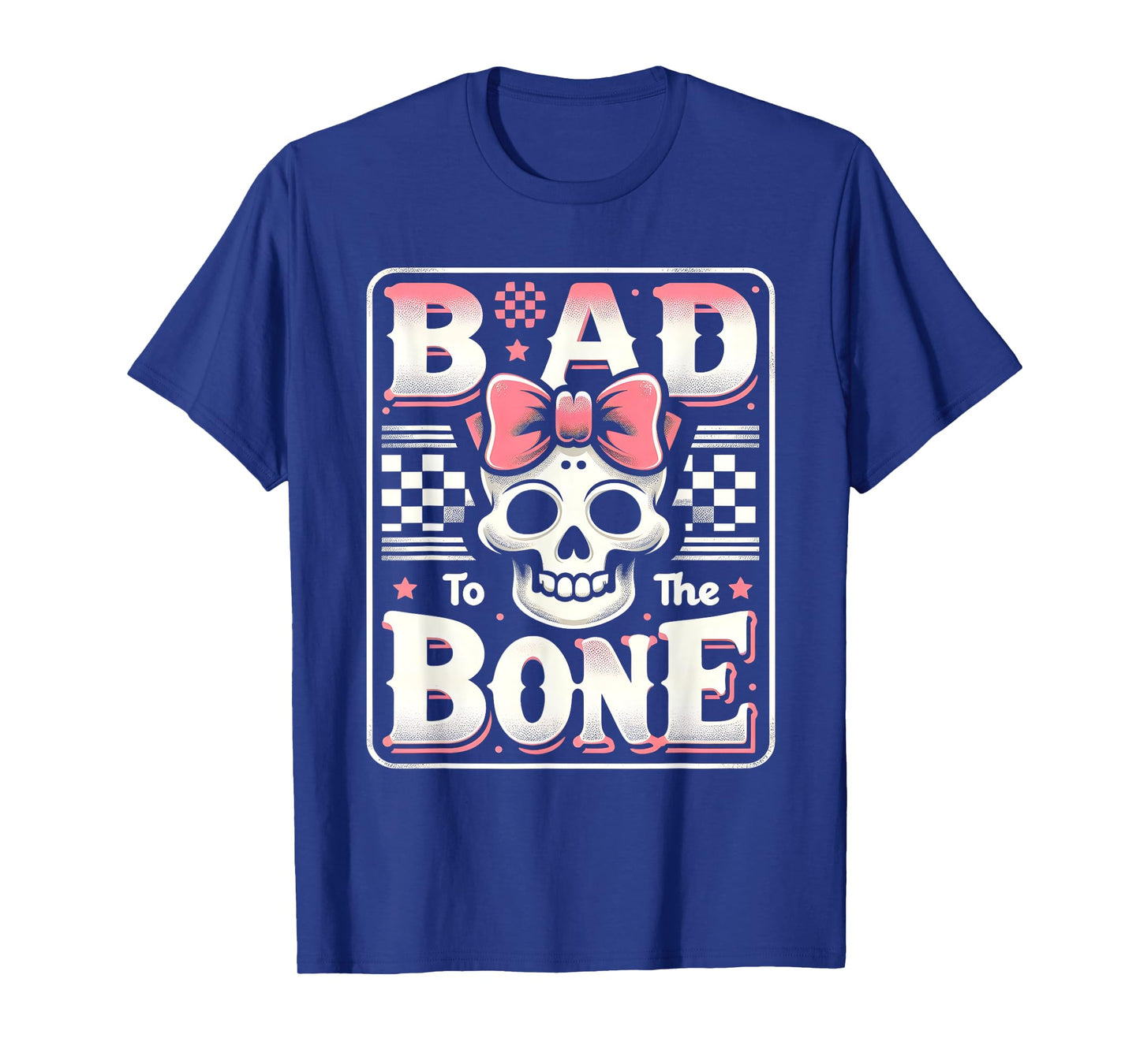 Bad To The Bone Skeleton Halloween TWO Birthday Toddler Kids T-Shirt