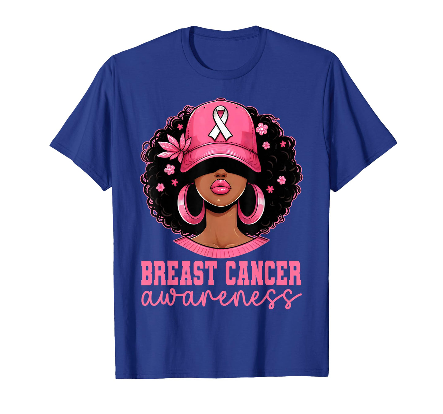 Black Women Breast Cancer Awareness in October We Wear Pink T-Shirt
