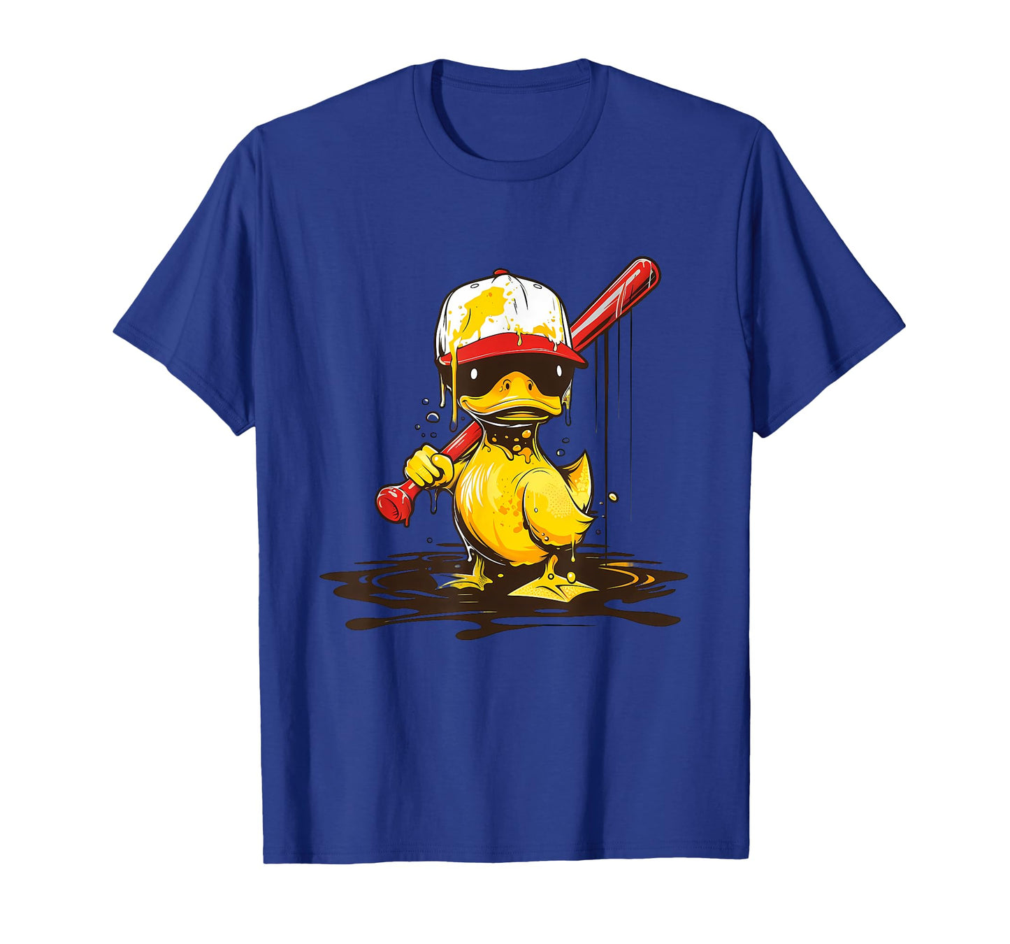 Rubber Duck Baseball Player Rubber Duckie Rubber Duck Lover T-Shirt