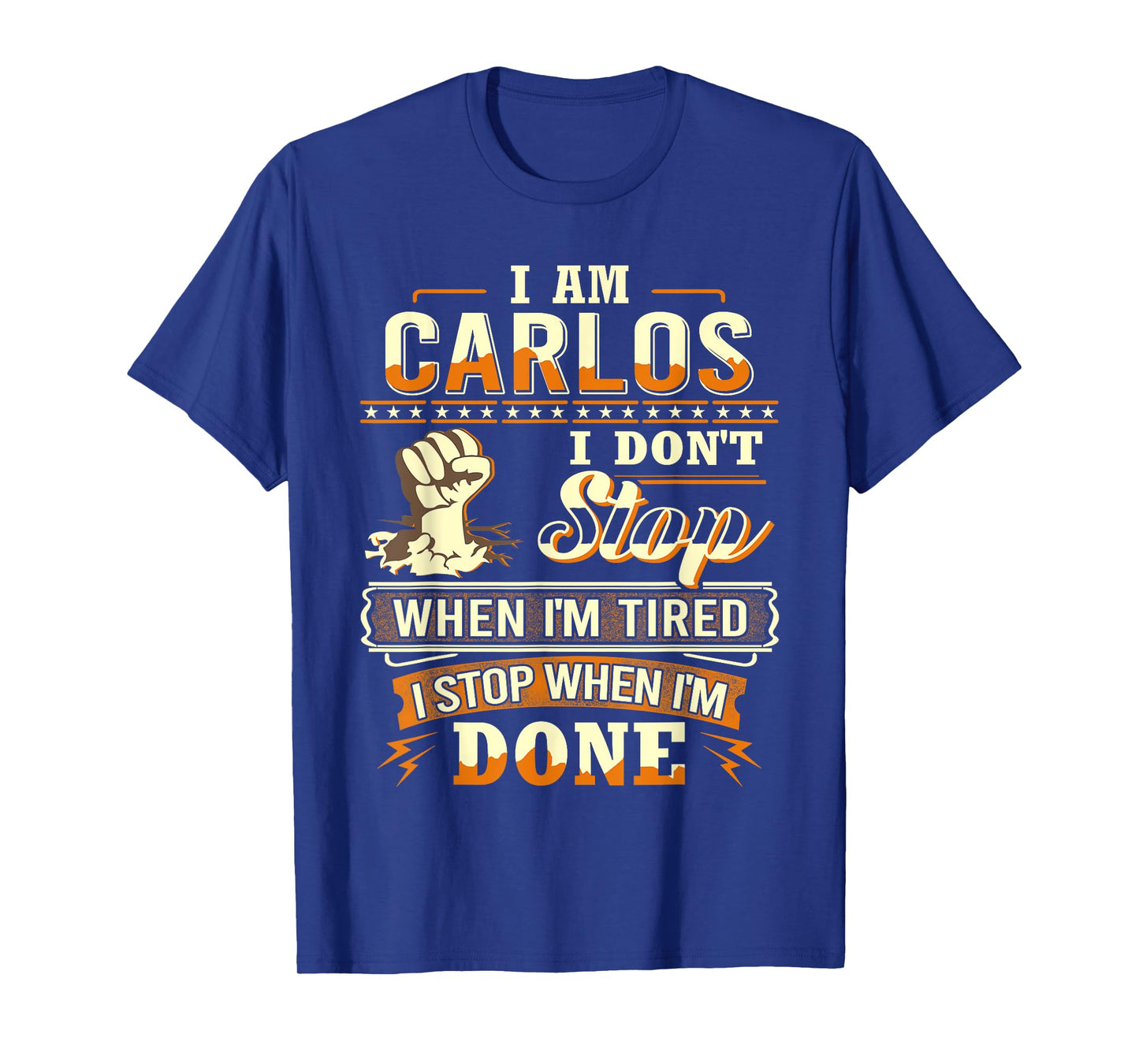 I am Carlos Shirt Personalized Carlos First Name T-Shirt