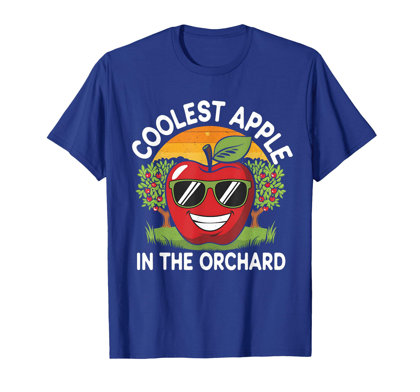 Retro Coolest Apple in the Orchard | Apple Picking Season T-Shirt