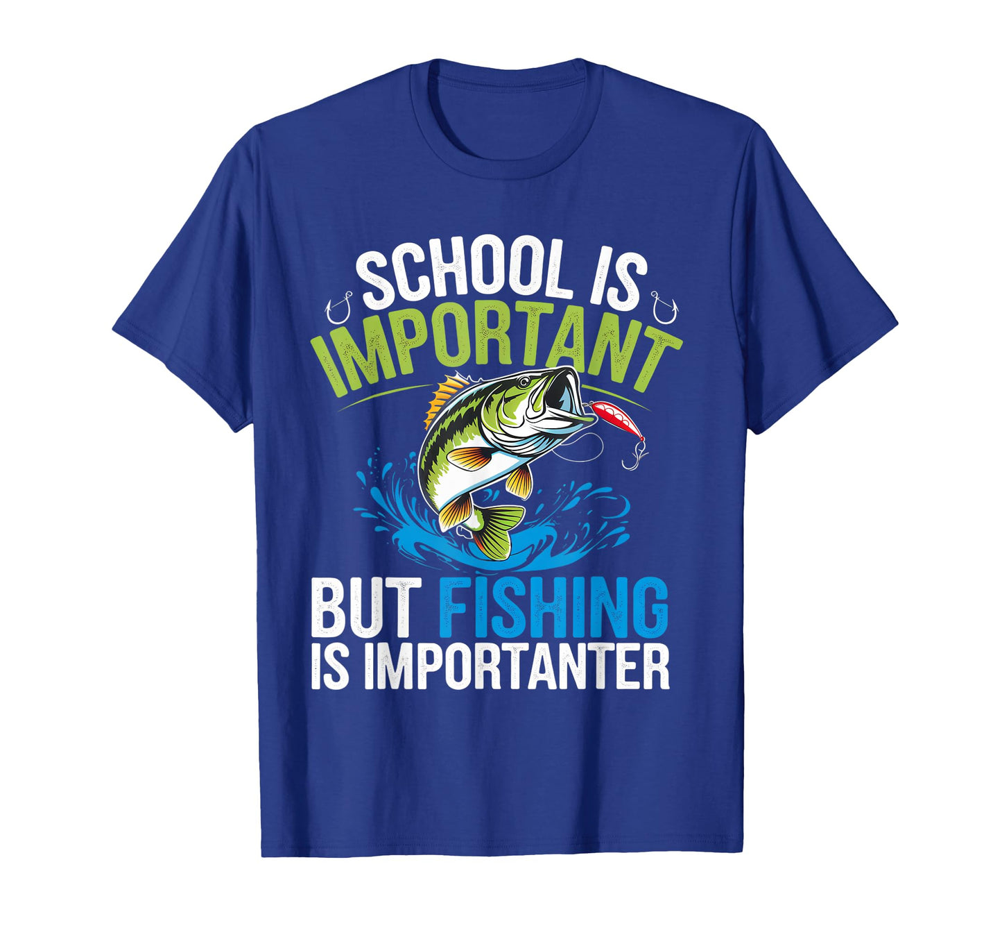 School Is Important But Fishing Is Importanter Design T-Shirt