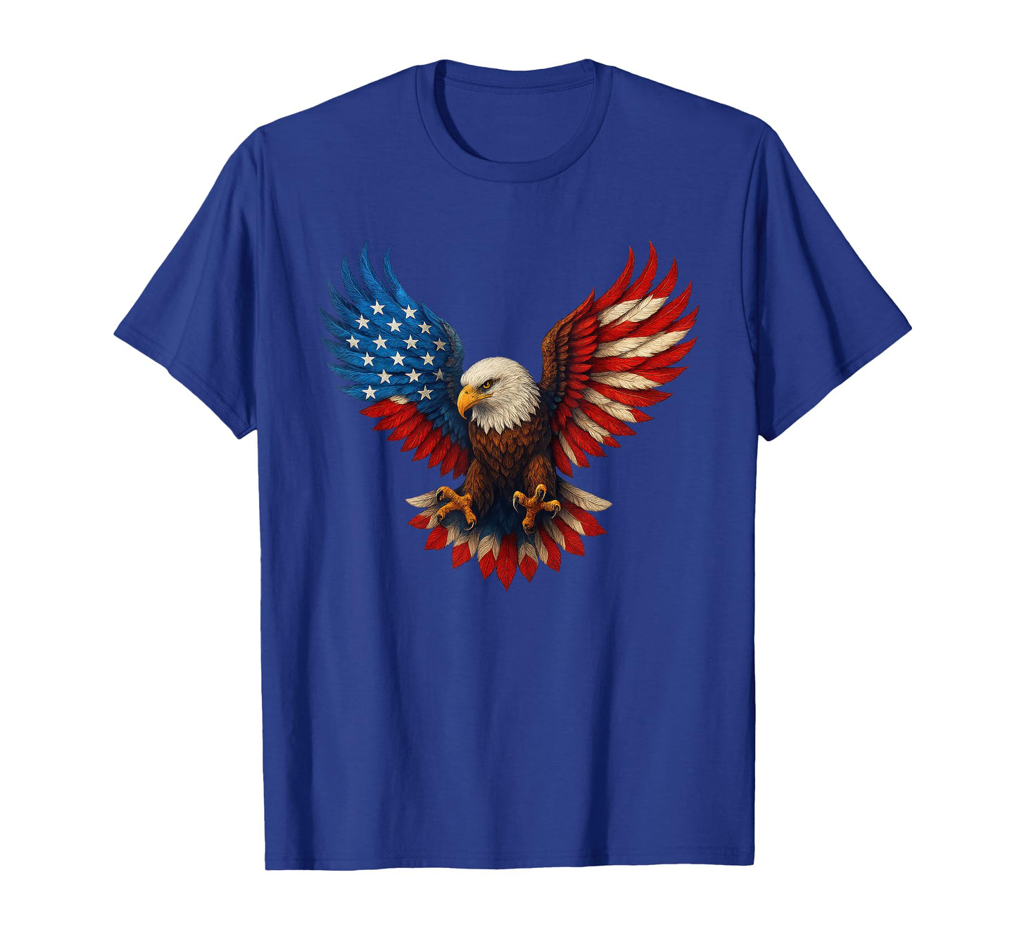 American Flag Bald Eagle Patriotic Eagle 4th Of July USA T-Shirt