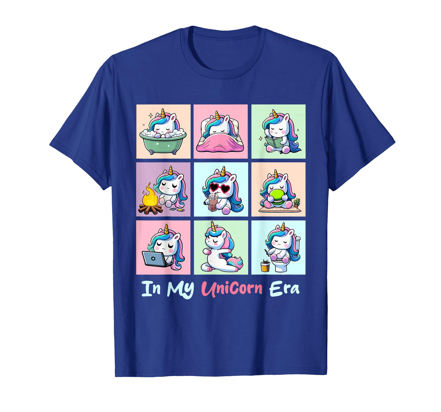 In My Unicorn Era Funny Unicorns Activities Lover Girl Women T-Shirt