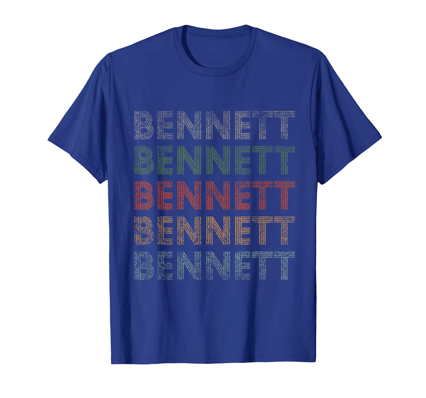 Bennett First Name Grunge Style Vintage Retro T-Shirt