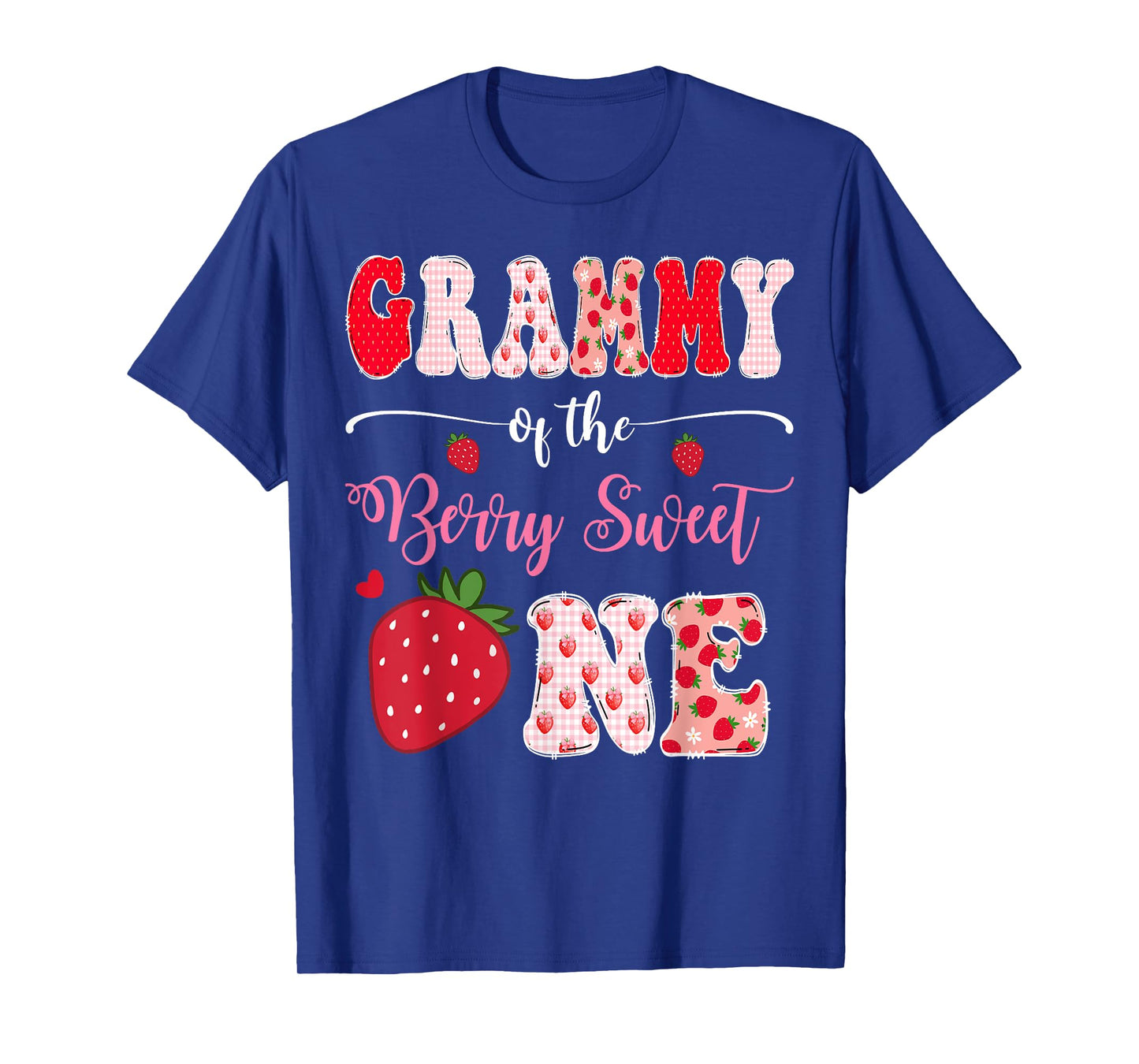 Grammy Of The Berry Sweet One 1St Birthday Strawberry T-Shirt