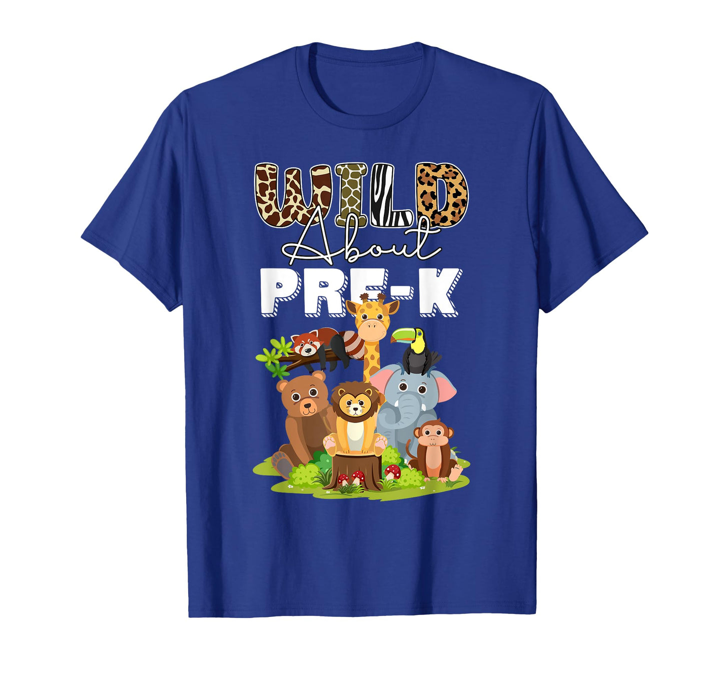 Wild About Pre-K Jungle Safari Adventure Safari Kindergarten T-Shirt