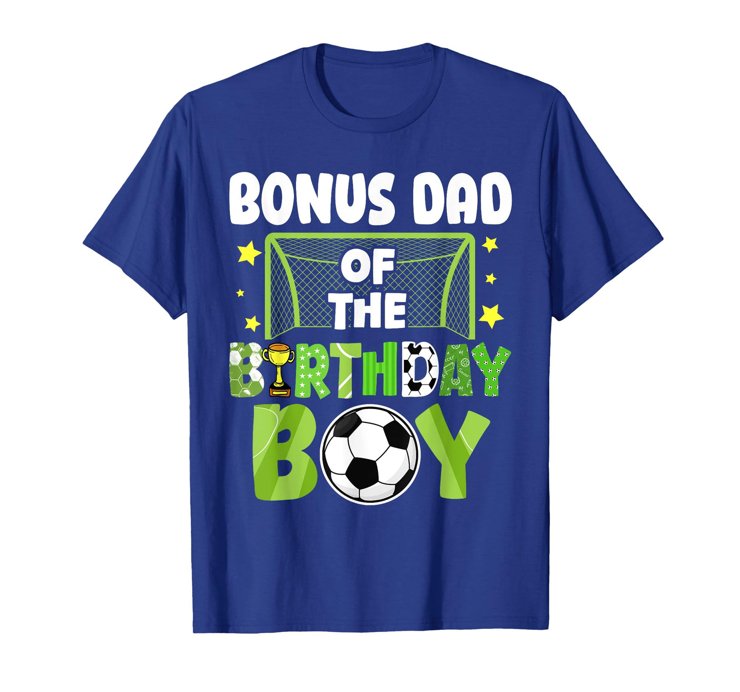 Soccer Bonus Dad Birthday Boy Party Soccer Family Matching T-Shirt