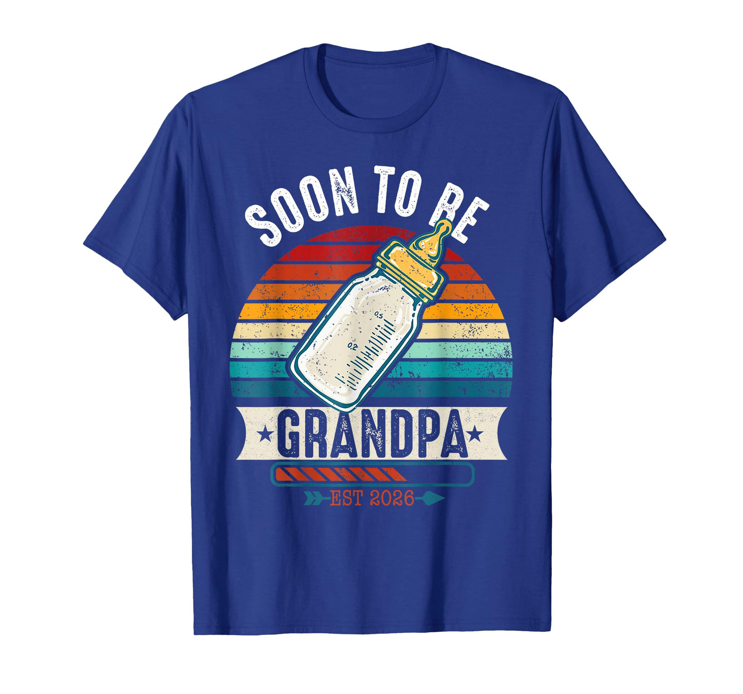 Soon To Be Grandpa 2026 Loading Promoted To Grandpa Est 2026 T-Shirt