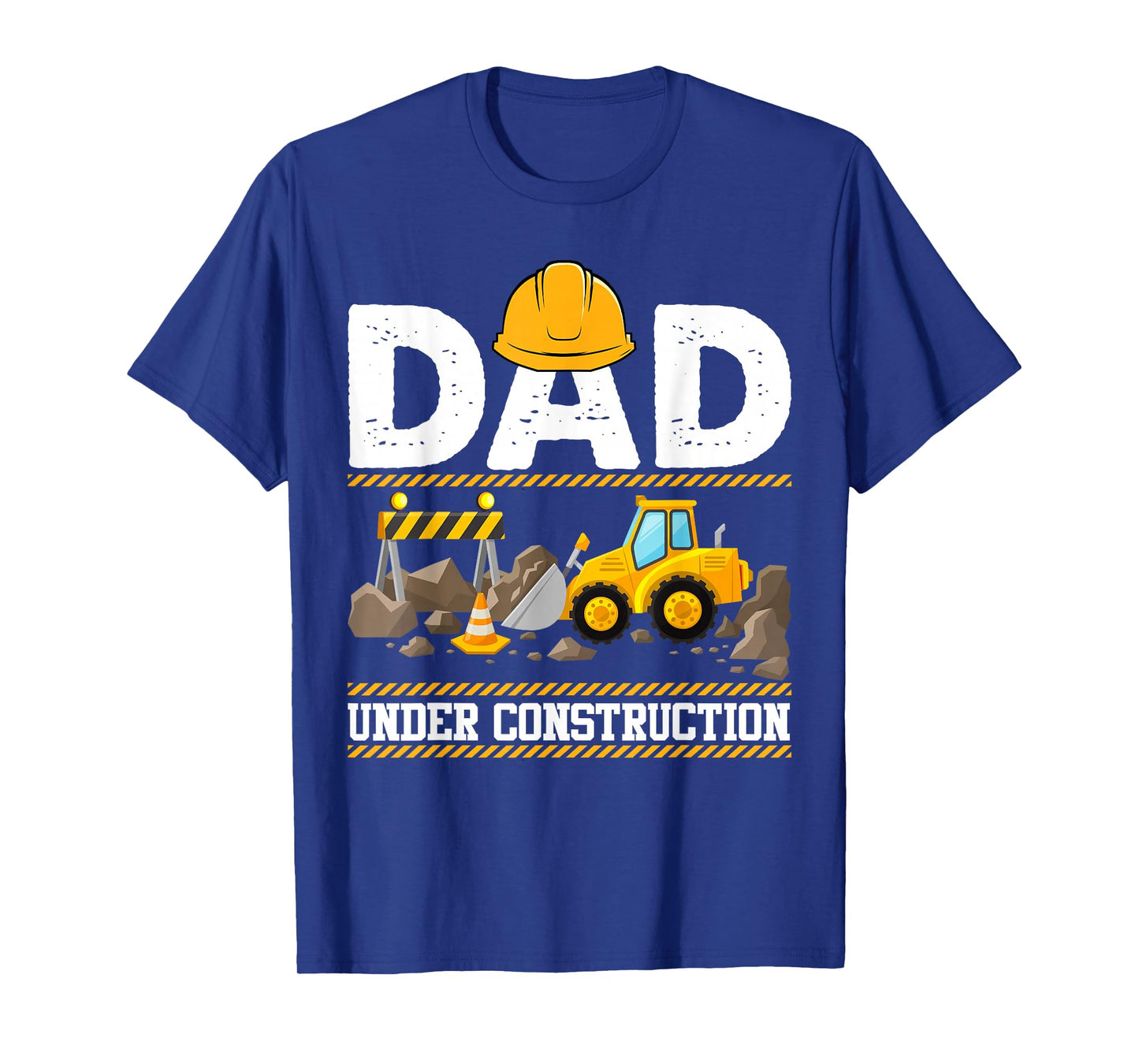 Dad Under Construction Kids Truck Excavator Matching Family T-Shirt