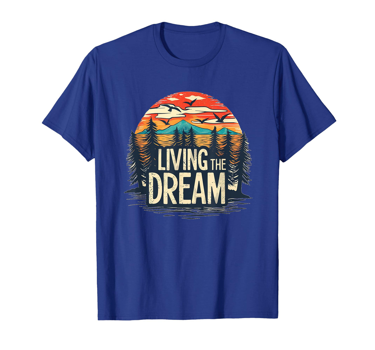 Living the Dream with nice Forest and Mountains Costume T-Shirt