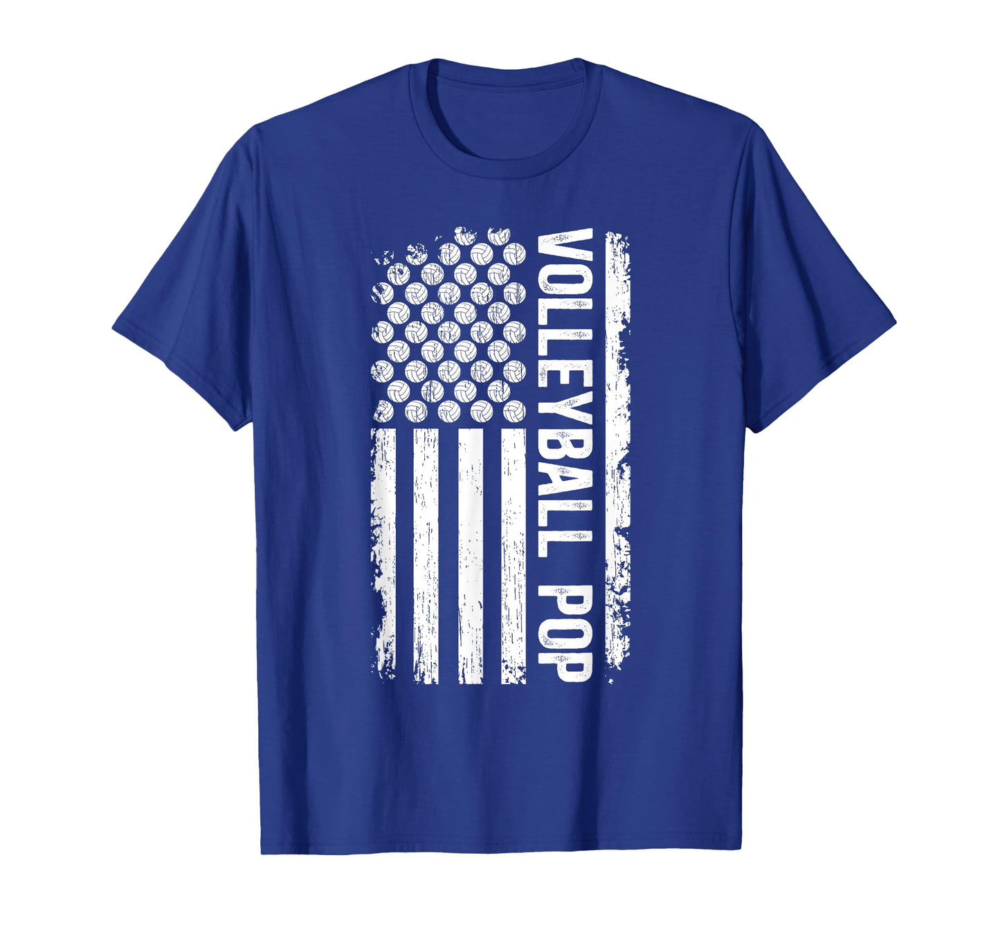 Volleyball Pop US Flag Pop Of A Volleyball Player Pop T-Shirt