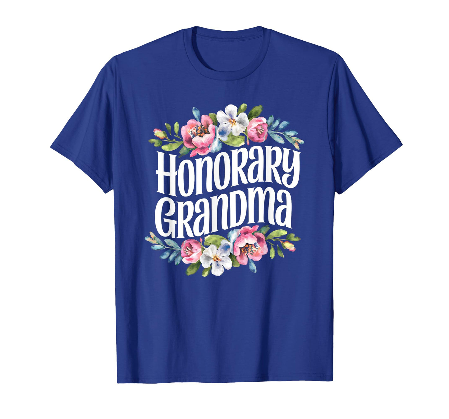 Honorary Grandma Floral T-Shirt
