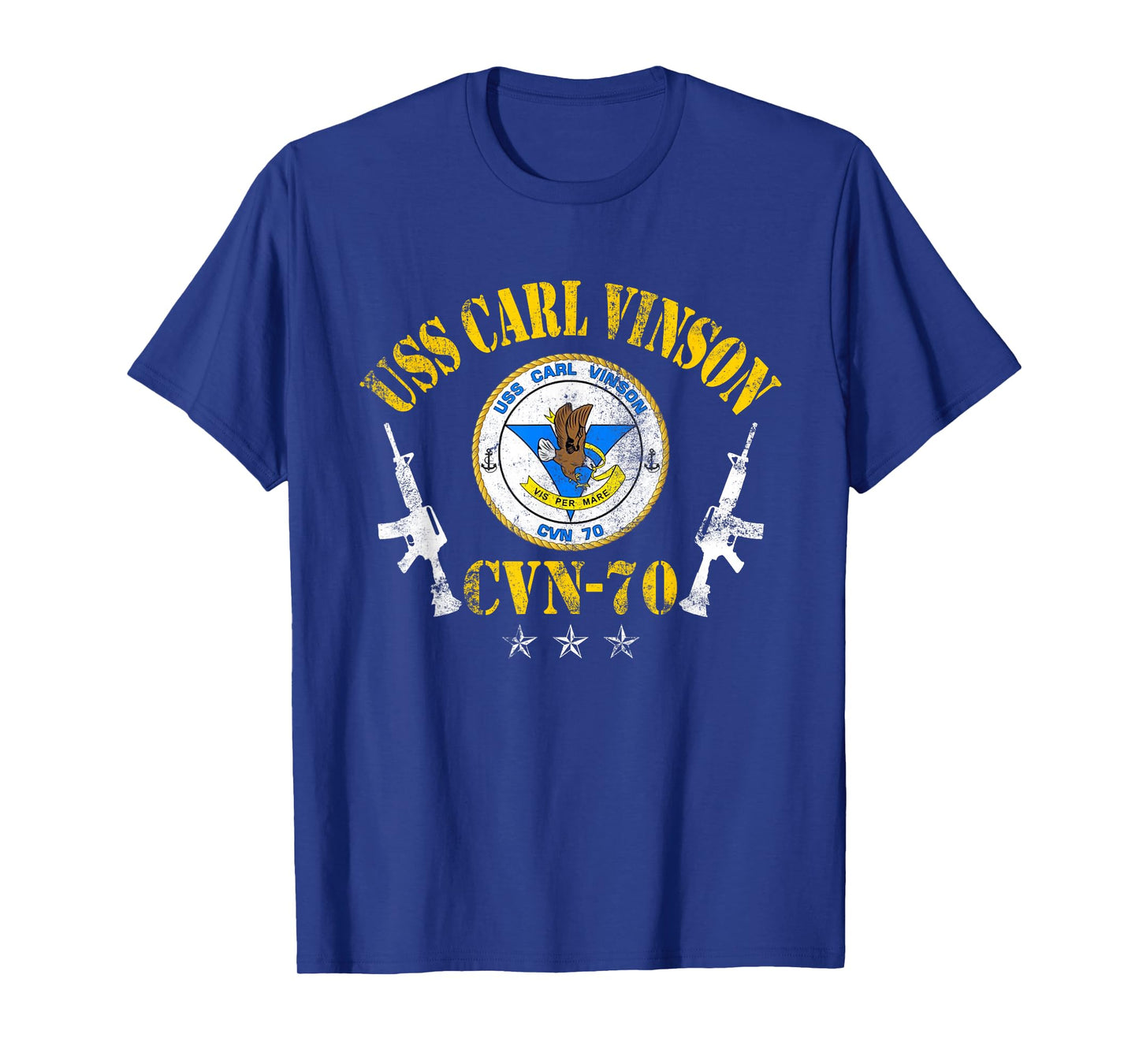 USS Carl Vinson CVN-70 Aircraft Carrier Veteran Patriotic T-Shirt